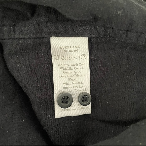Everlane double cotton gauze shrunken button down shirt 27106 - Picture 5 of 7